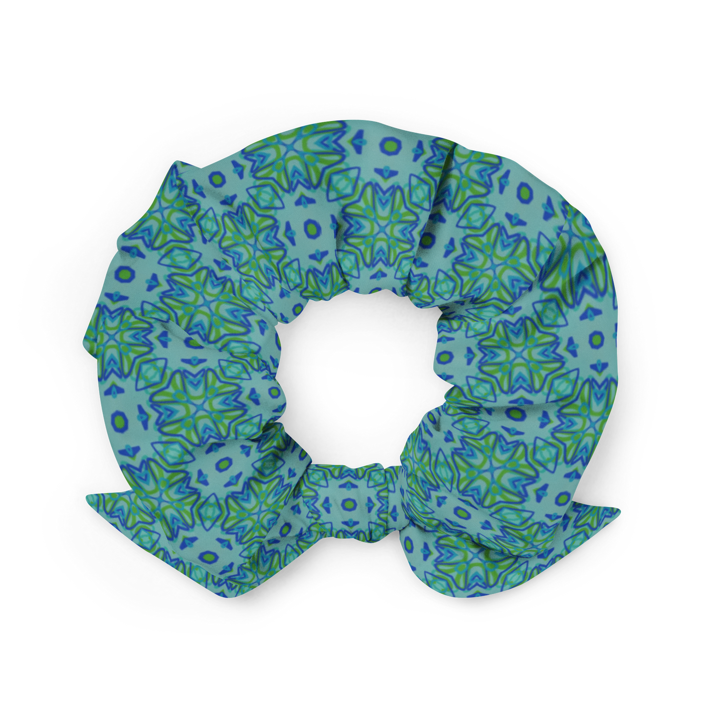 Serene Mandala Eco-Friendly Scrunchie