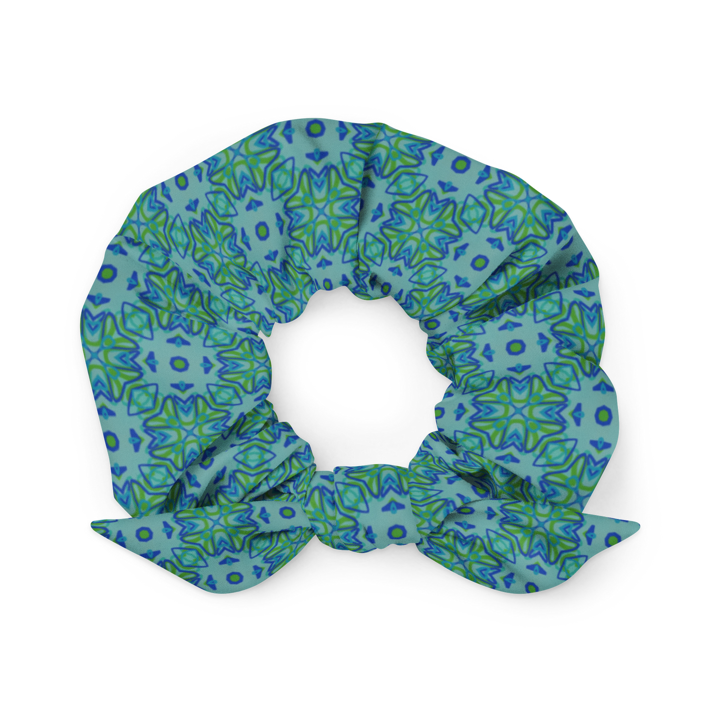 Serene Mandala Eco-Friendly Scrunchie