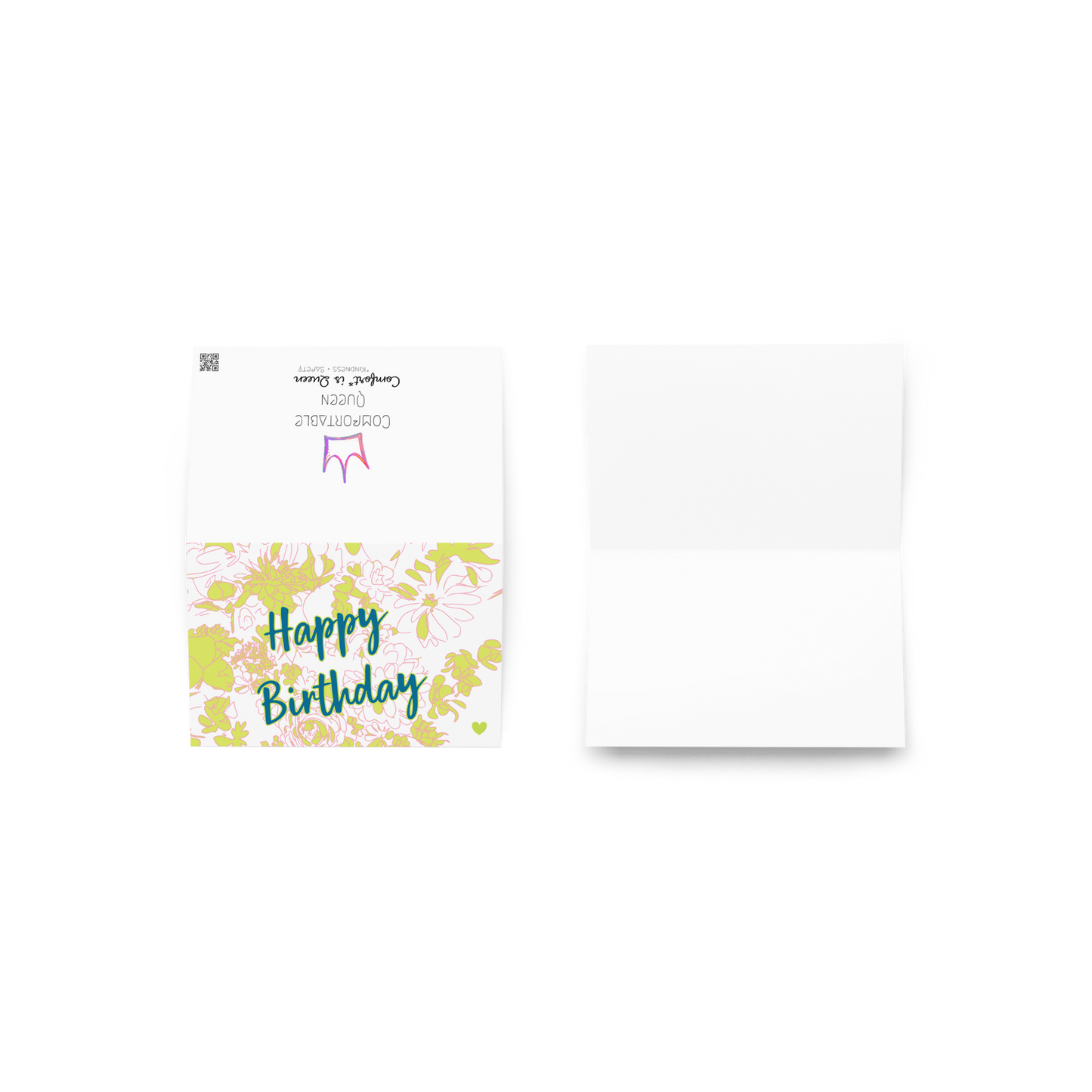 Floral Festivity 4x6 Birthday Card