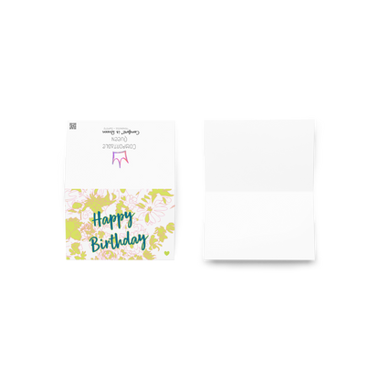 Floral Festivity 4x6 Birthday Card