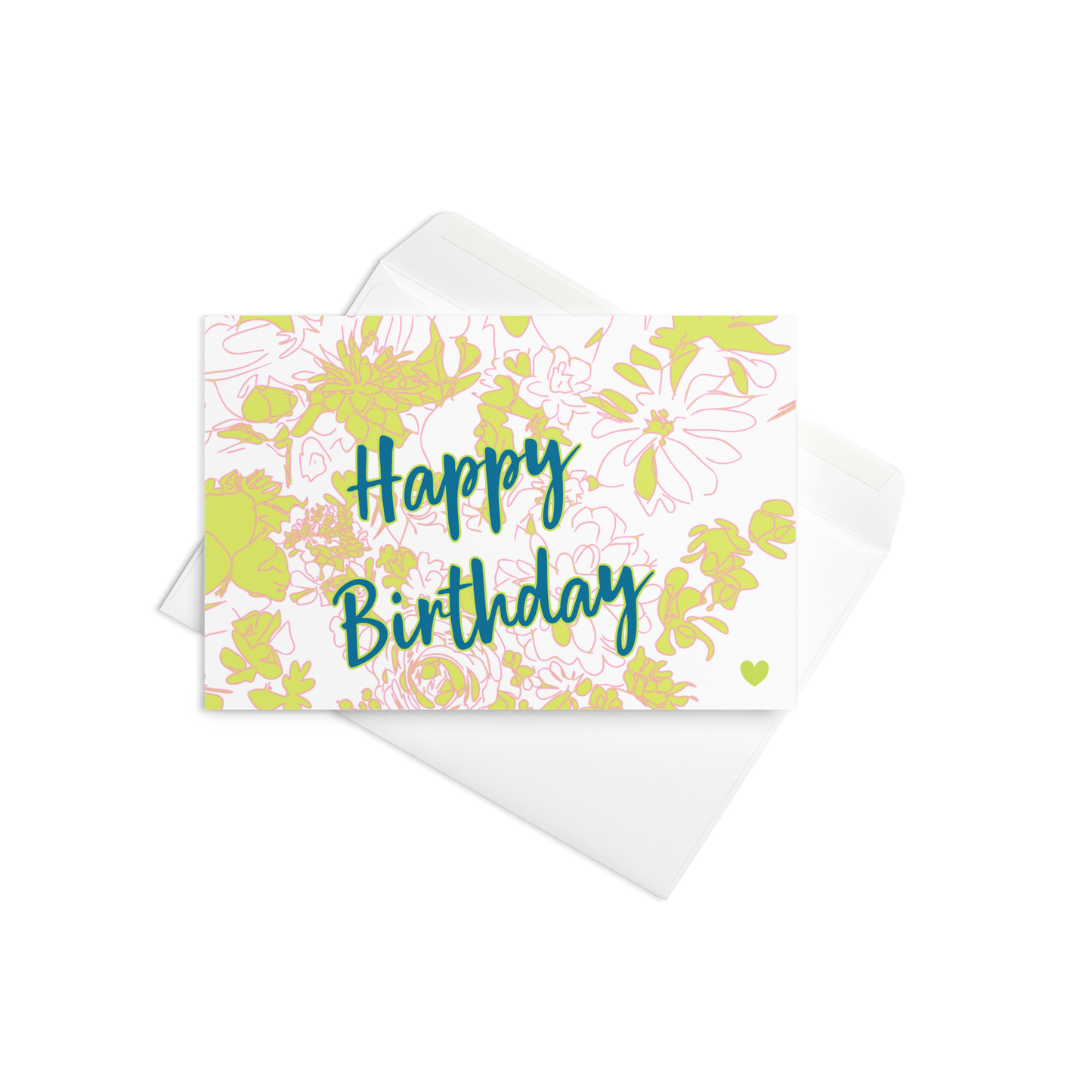 Floral Festivity 4x6 Birthday Card