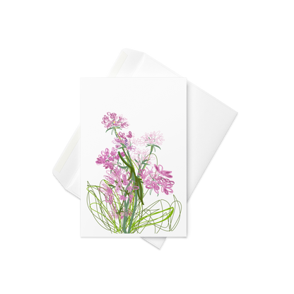 Whispering Wildflowers 4x6 Greeting Card