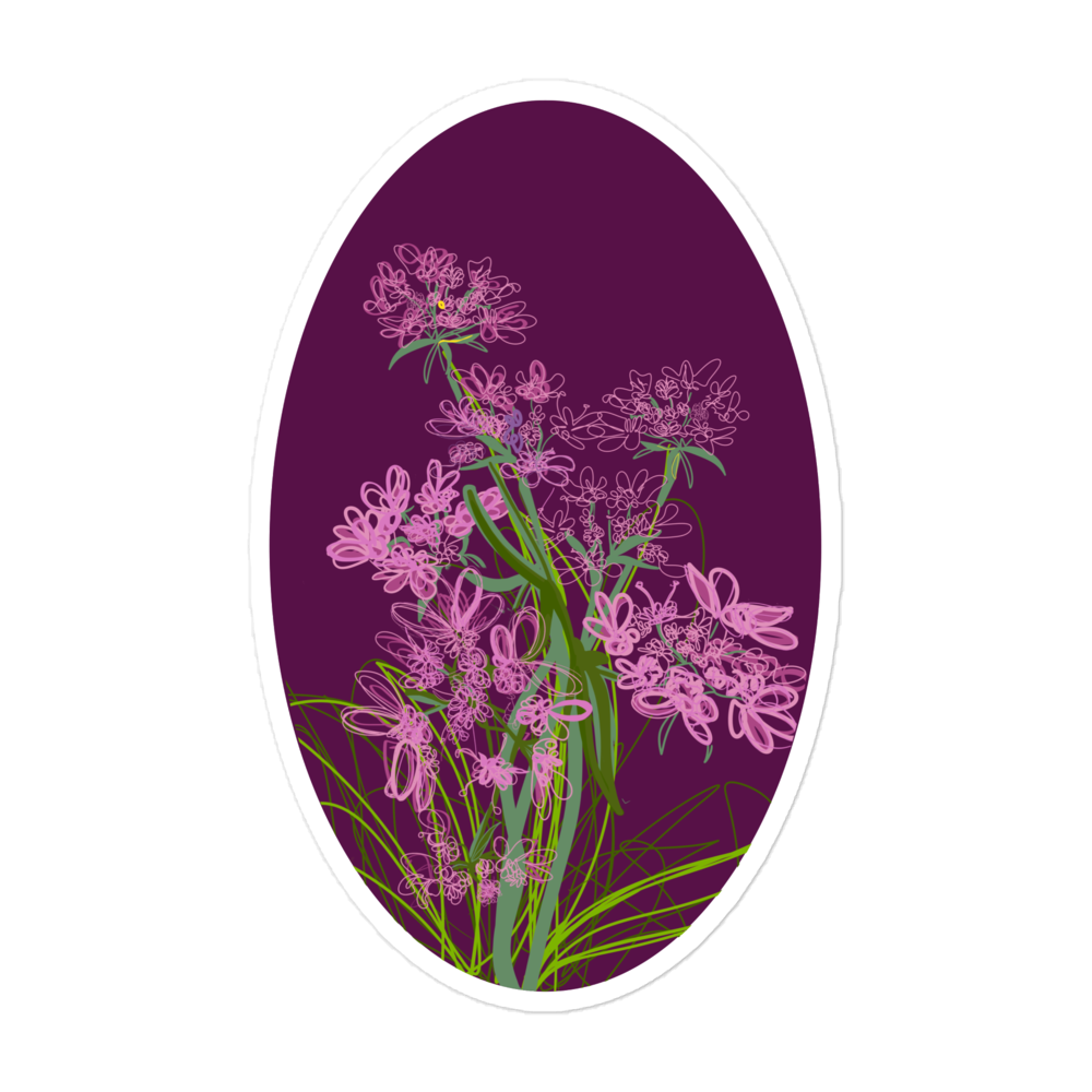 Whispering Wildflowers 5” Sticker